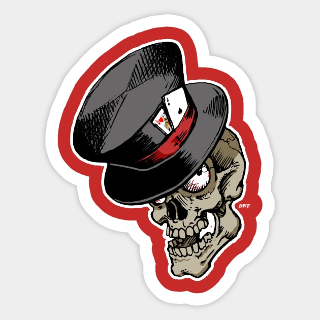 Top Hat Sticker by D.W. Frydendall